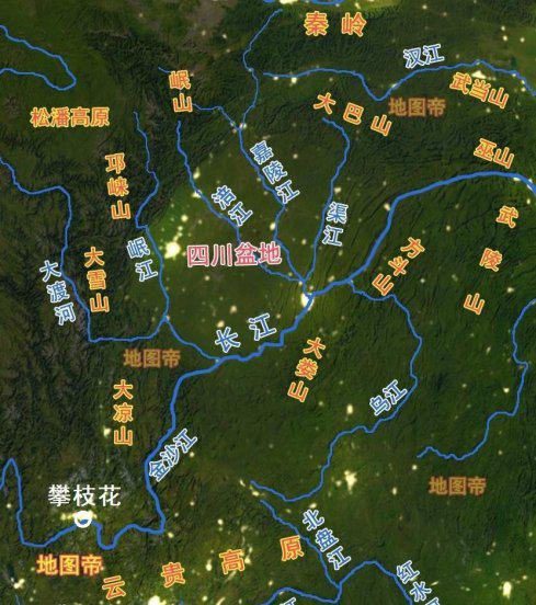 攀枝花在哪个省哪个城市