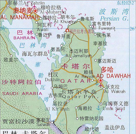 卡塔尔是哪个洲的