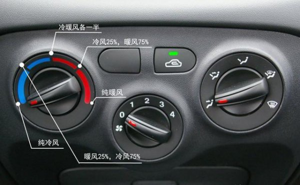 汽车暖气开关是哪个