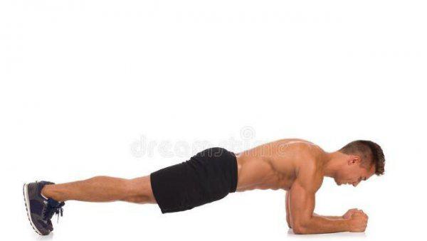 平板支撑标准动作教程