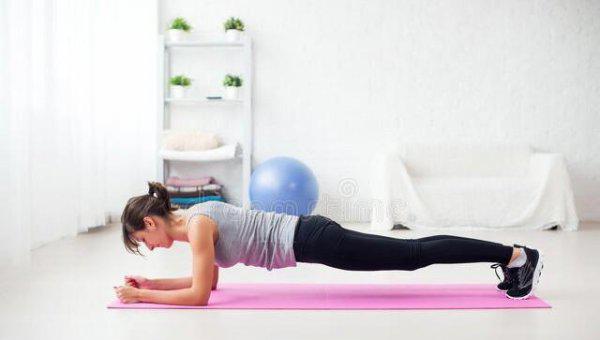 平板支撑标准动作教程