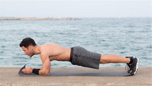 平板支撑标准动作教程