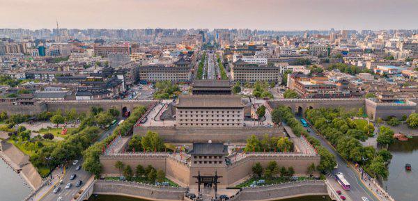 陕西西安城墙多长多宽