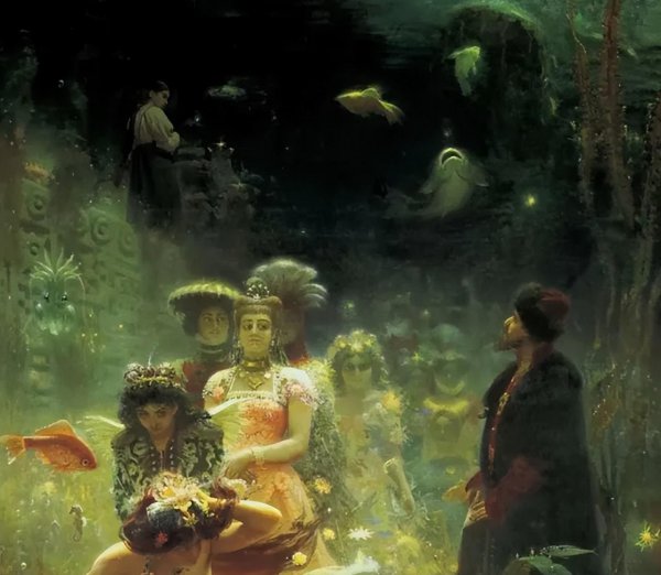 伏尔加河上的纤夫是谁画的