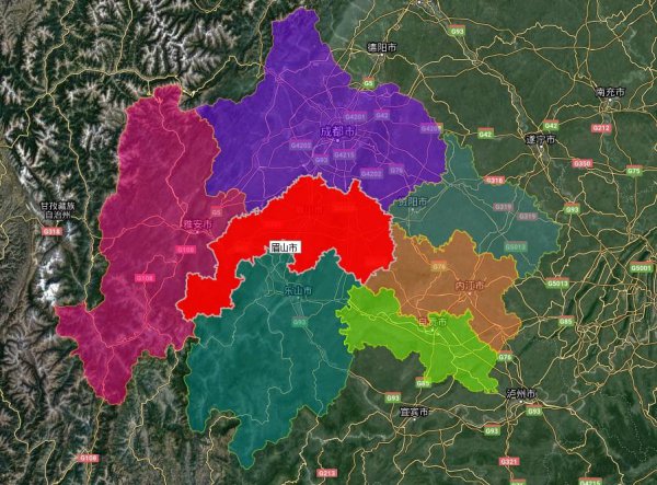 眉山市有几个区县