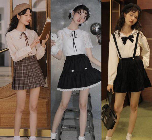 百褶裙搭配什么上衣最好看图片