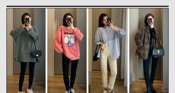 上衣宽松下身如何搭配好看