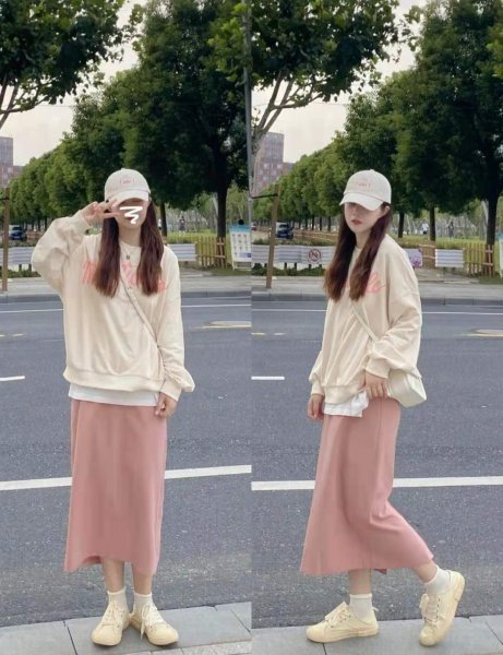 粉色裙子配什么颜色的上衣好看