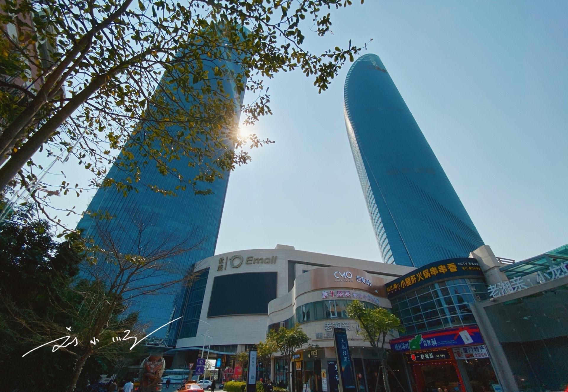 厦门双子塔多高