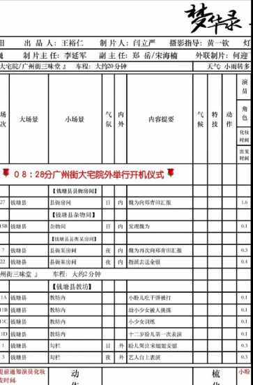 梦华录是什么时候拍的