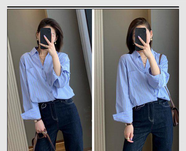 阔腿牛仔裤搭配什么上衣好好看