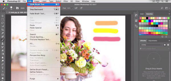 ps怎么撤回到上一步