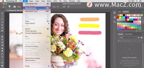 ps怎么撤回到上一步