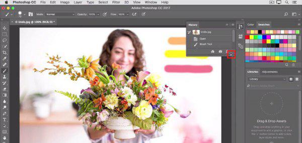 ps怎么撤回到上一步