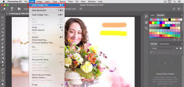 ps怎么撤回到上一步