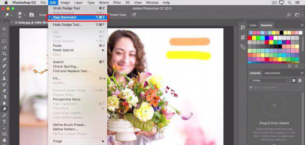 ps怎么撤回到上一步