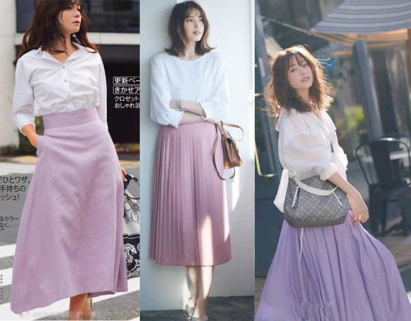 淡紫色搭配的3种颜色