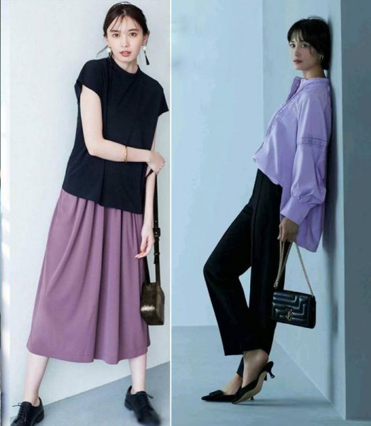 淡紫色搭配的3种颜色