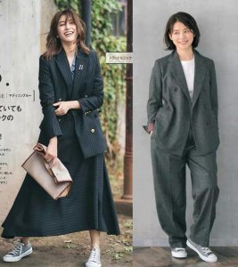 帆布鞋搭配禁忌图片 女生帆布鞋常见的三种错误搭配