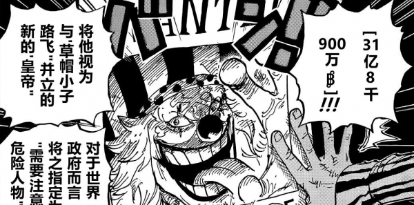 海贼王悬赏金排名前十