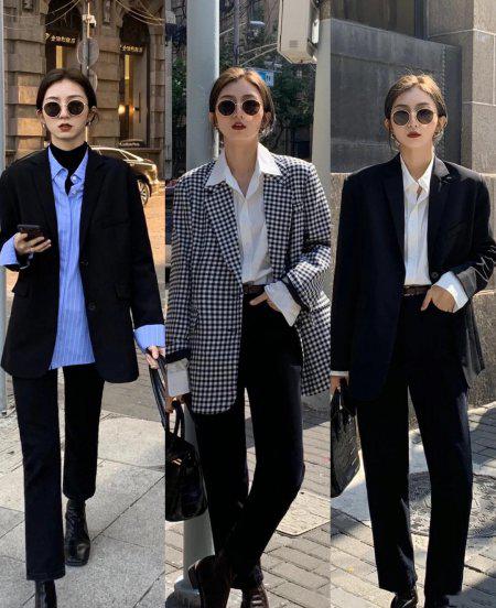 黑裤子配什么鞋好看图片