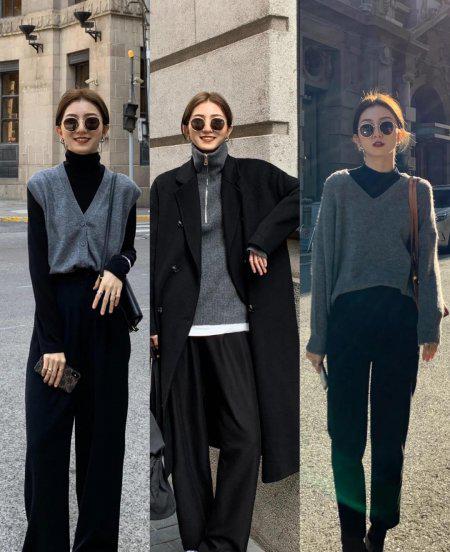 黑裤子配什么鞋好看图片