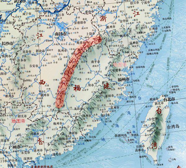 福建武夷山海拔是多少米