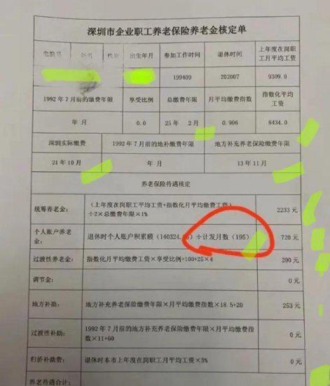 深圳女50岁退休大概拿多少钱工资