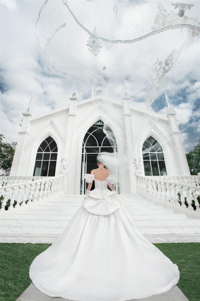 胖人穿什么婚纱好看