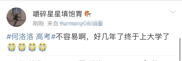 何洛洛考上大学了吗
