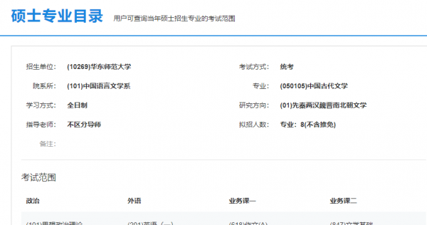 研究生考试科目介绍