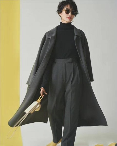 羊绒大衣怎么搭配好看图片