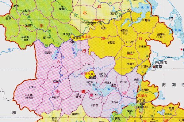 合肥市有几个区几个县