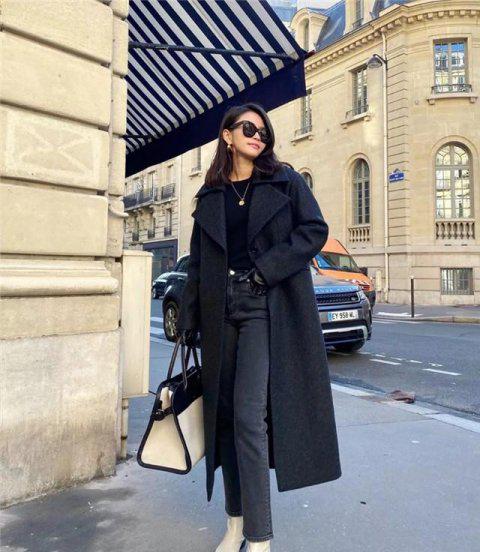 米色大衣穿搭禁忌