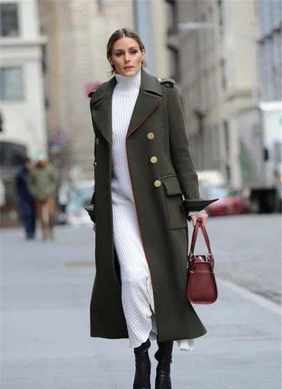 米色大衣穿搭禁忌