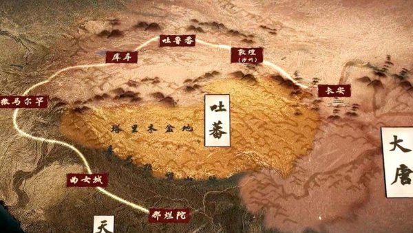 唐僧取经路线图