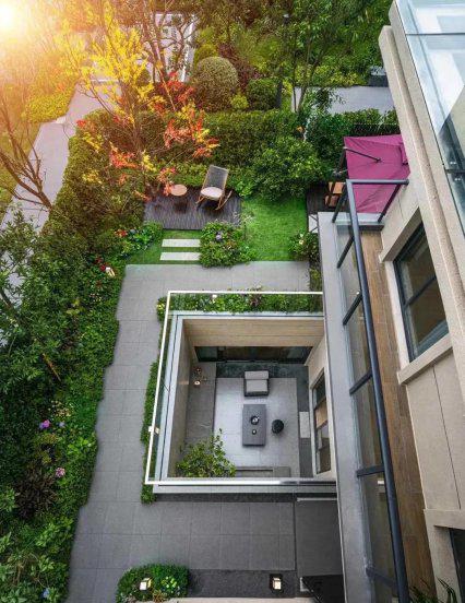 别墅上叠和下叠是什么意思