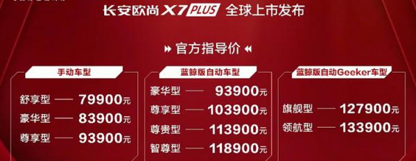 长安欧尚x7plus优缺点