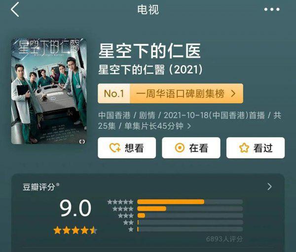 电视剧排行榜豆瓣评分