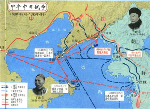 甲午战争发生于哪一年