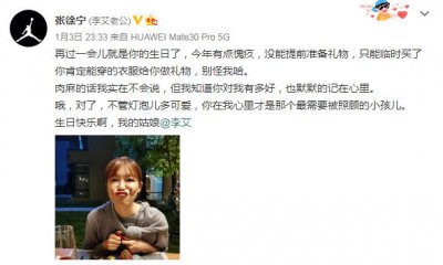 李艾老公张徐宁照片 李艾和张徐宁两人有多相爱呢