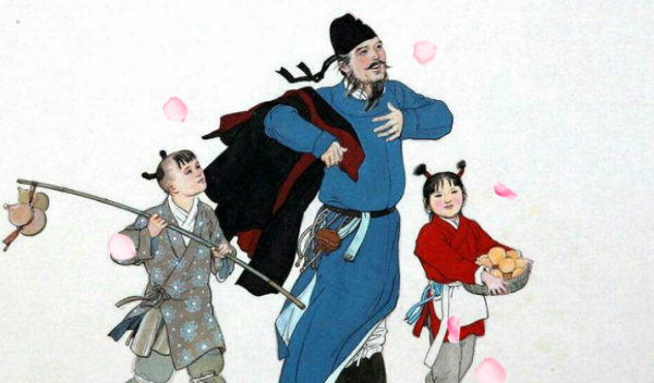 李白说仰天大笑出门去