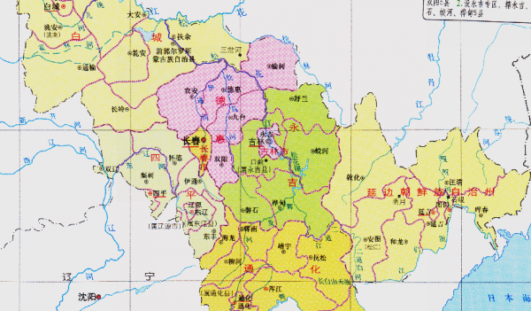 吉林有哪些城市及名称