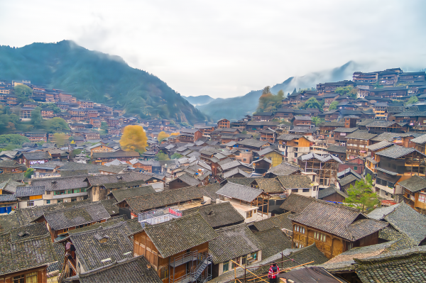 西江千户苗寨多大面积