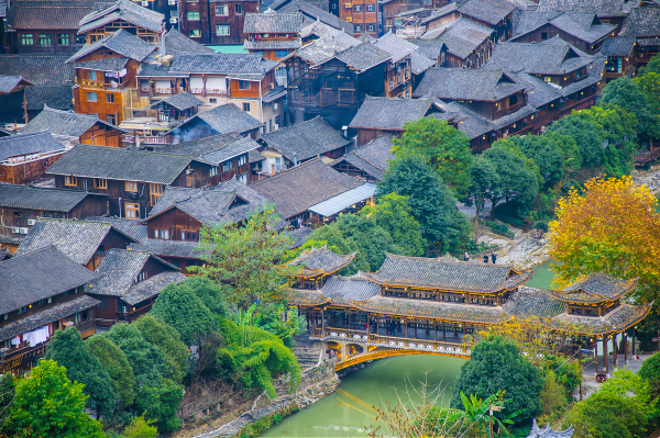 西江千户苗寨多大面积