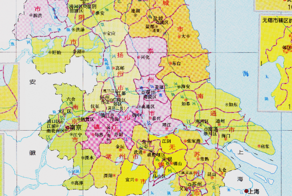 扬州几个区和县