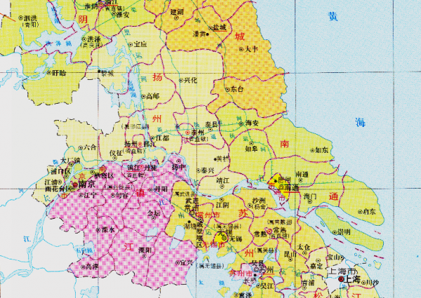 扬州几个区和县