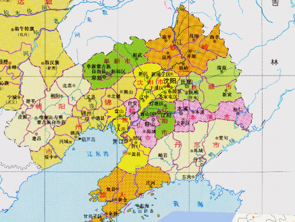 大连几个区分别是哪里