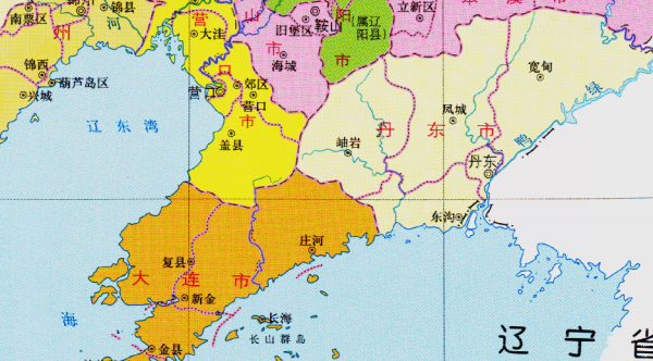 大连几个区分别是哪里