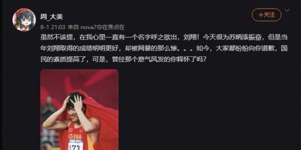 当年刘翔为什么被网暴